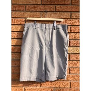 Grand Slam Men's Golf Chino Shorts Gray Size 34 Active‎ Waistband Stretch READ